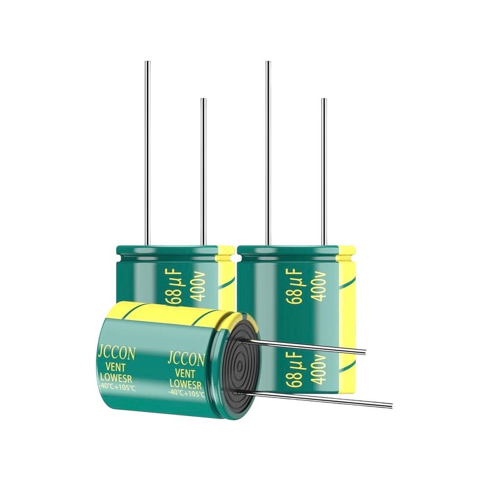 Pack of 10 JCCON Aluminum Electrolytic Capacitors High-Frequency 68μF & 400V NIB
